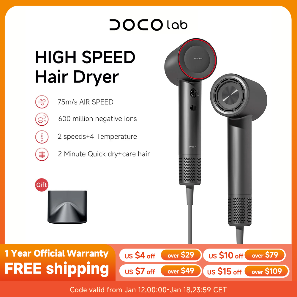 Hair Care Lab - DOCO Hair Dryer High Speed 600