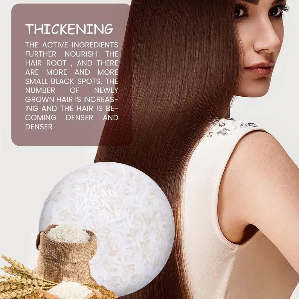 Hair Care Organic - Organic Rice Shampoo Soap Bar Oil