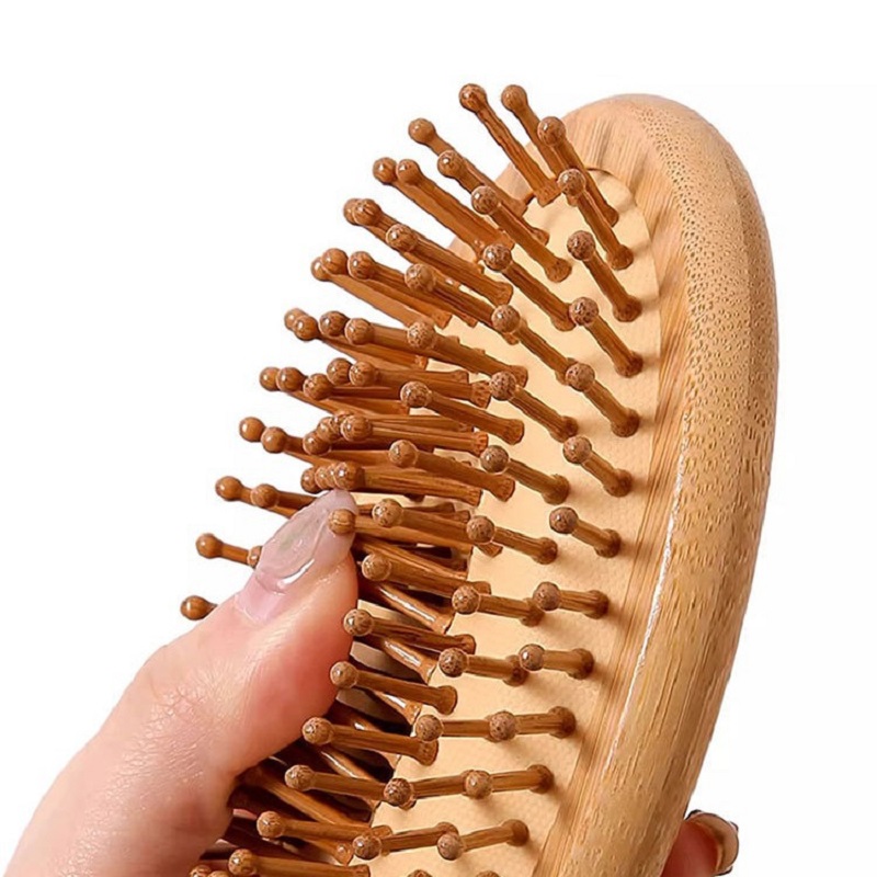 Personalize Custom Wood Air Cu - Bamboo Hair Brush recension och pris