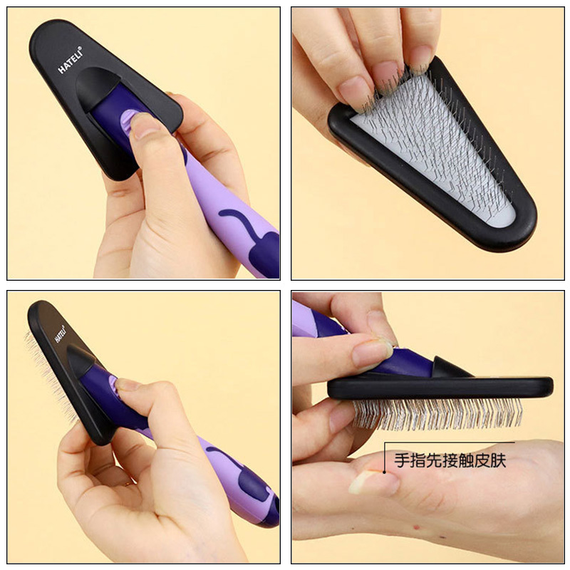 Cat Brush Pet Hair Remover Sta - Bamboo Hair Brush recension och pris