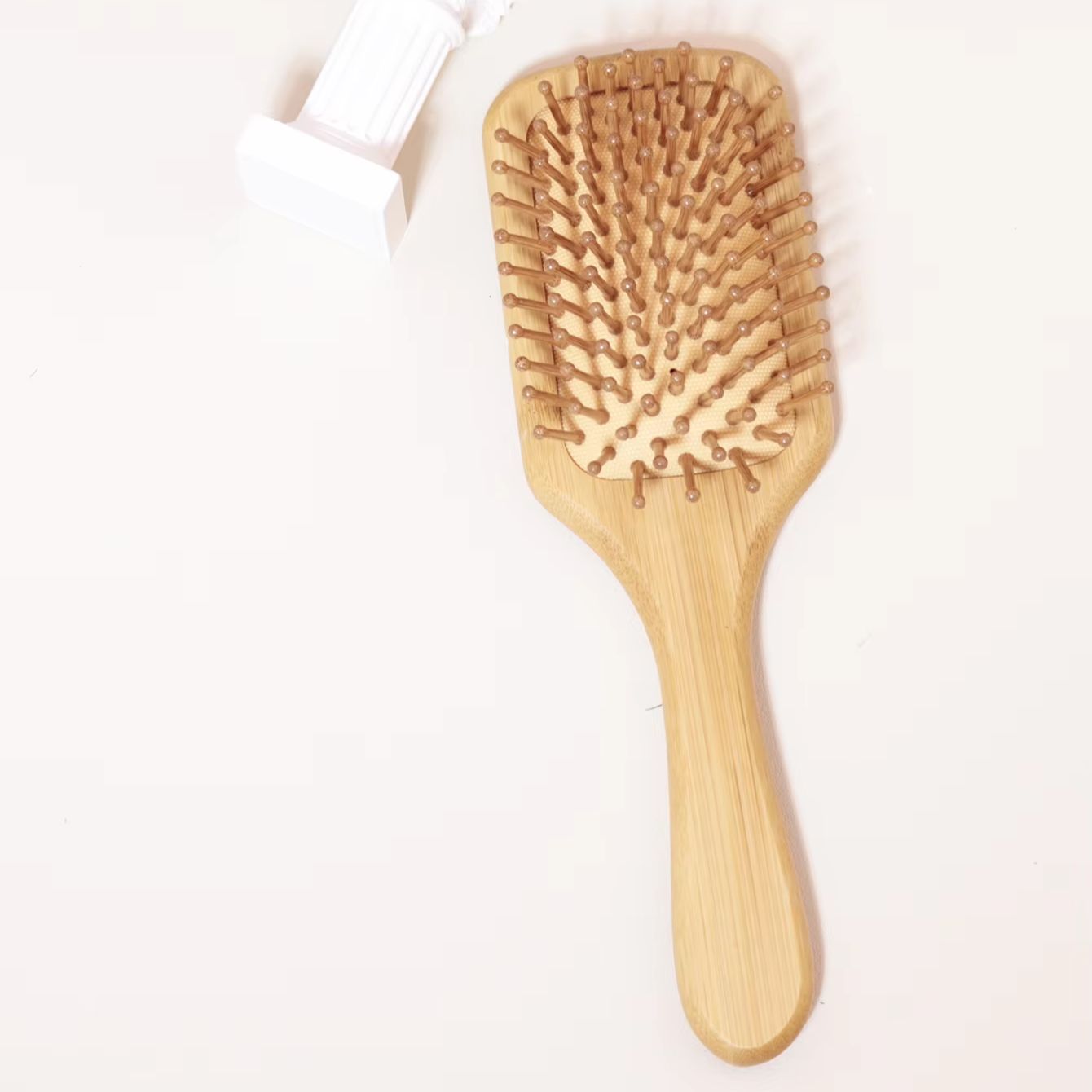 Natural bamboo wooden air cush - Bamboo Hair Brush recension och pris