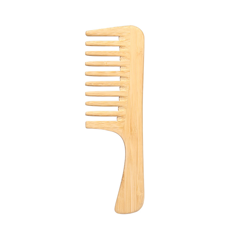 1 Pc Natural Bamboo Wide-Tooth - Bamboo Hair Brush recension och pris