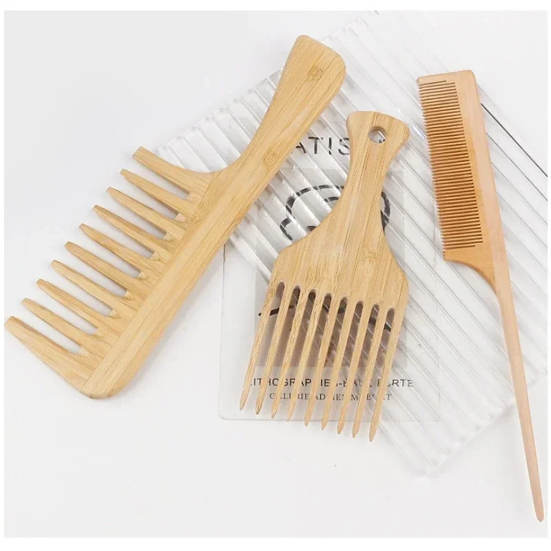 1Pcs Natural Bamboo Wooden Hai - Bamboo Hair Brush recension och pris