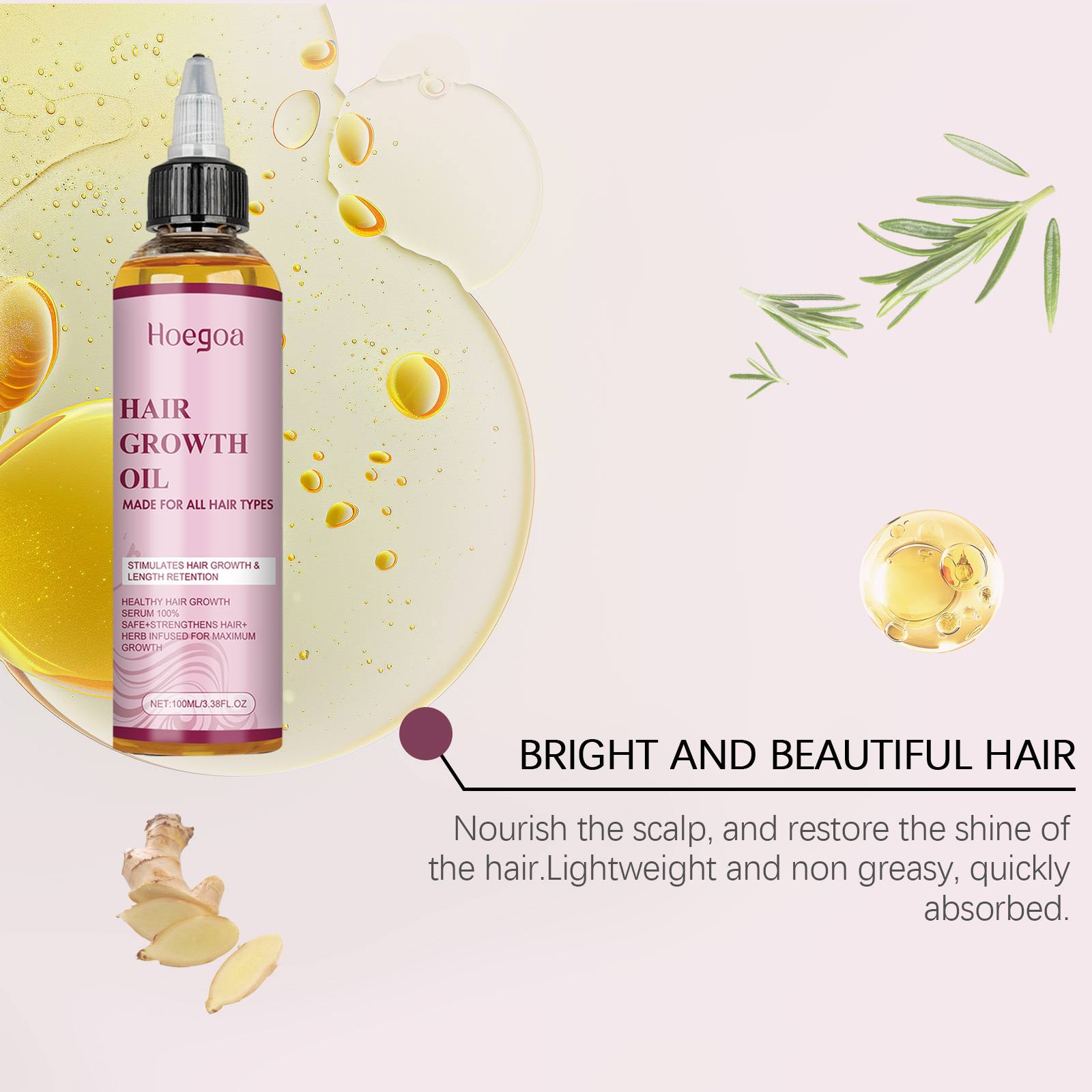 Hair Growth Oil Repair Split E - Hair Care Natur recension och pris