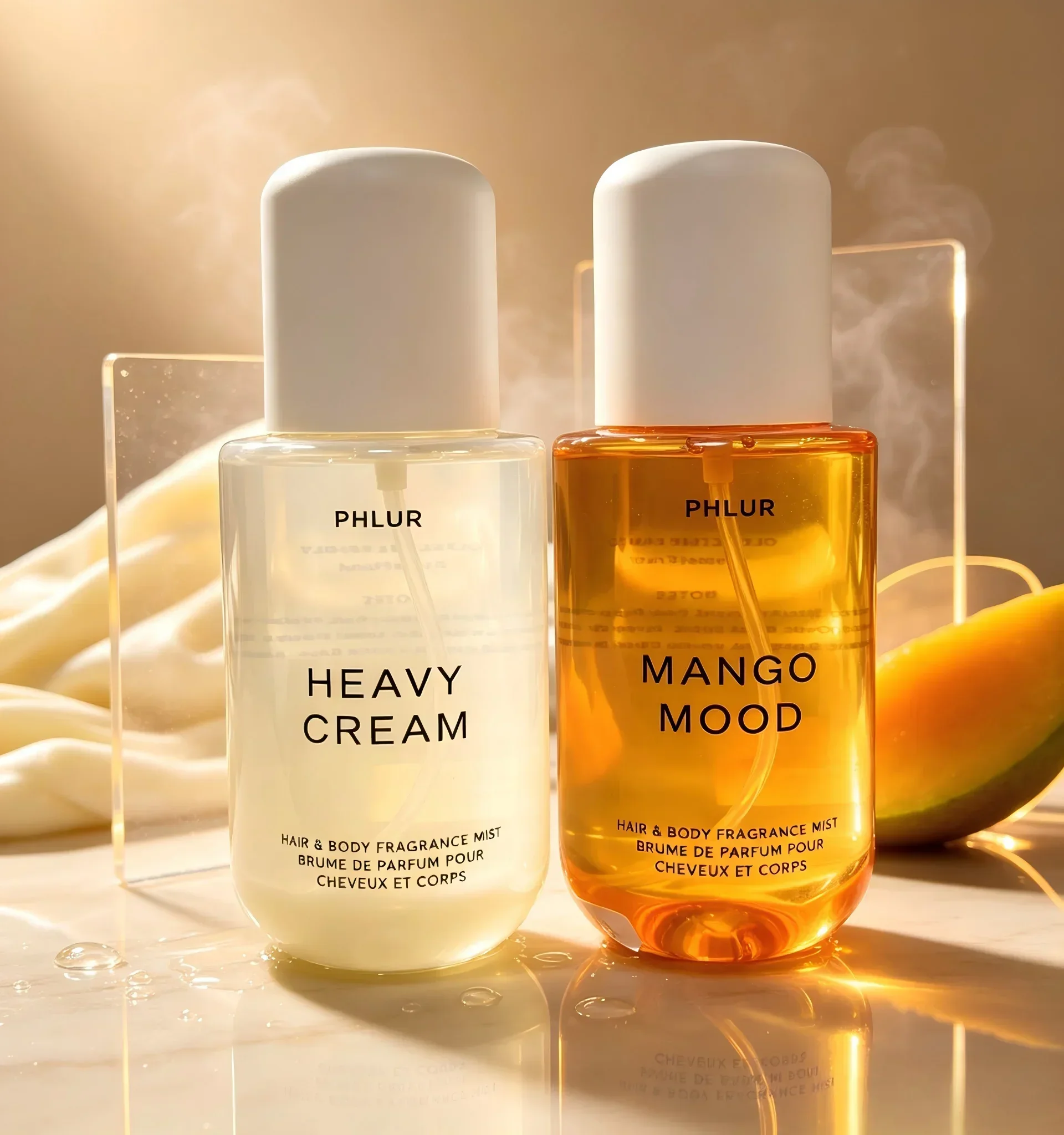 Phlur Heavy Cream + Mango Mood - Hair Care Spray recension och pris