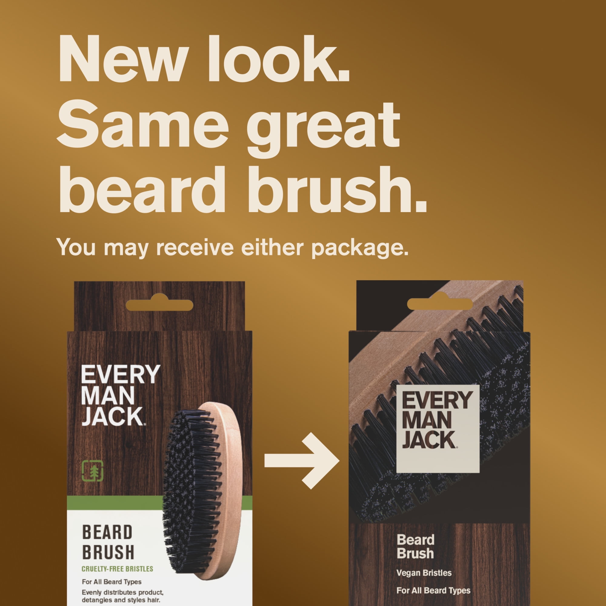 Men's Beard Brush with Cruelty - Hair Care Natur recension och pris