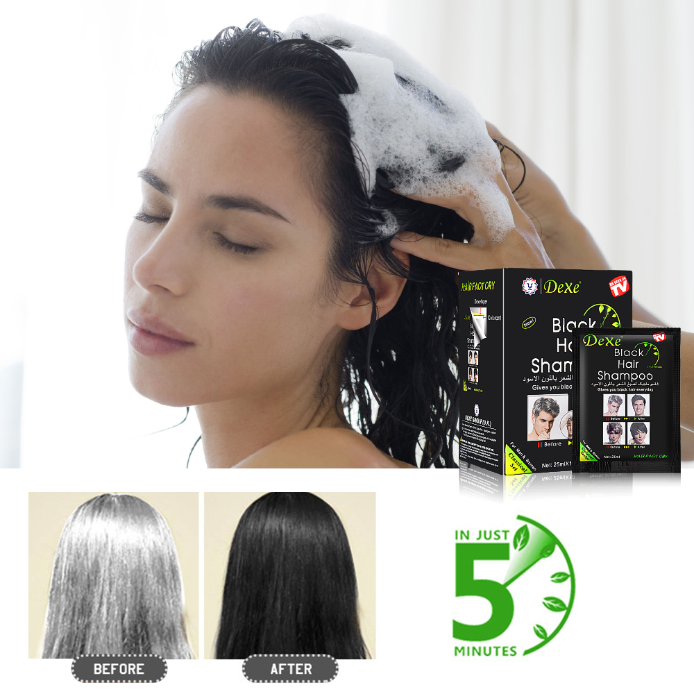 250ML Black Hair Shampoo For M - Hair Care Organic recension och pris