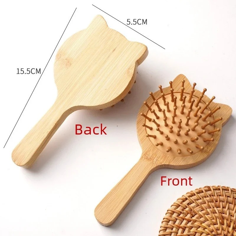 1Pc New Hair Care Wood Comb Pa - Bamboo Hair Brush recension och pris