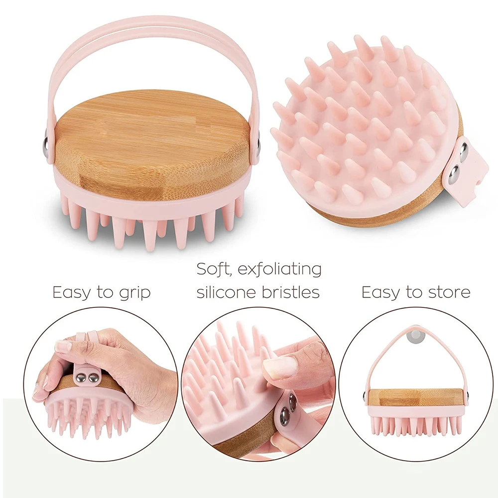 New Scalp Massager Shampoo Bru - Bamboo Hair Brush recension och pris