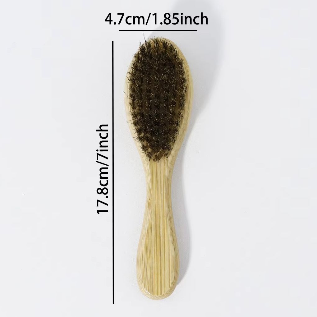1 piece oval bamboo and wood b - Bamboo Hair Brush recension och pris
