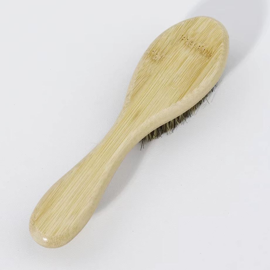 1 piece oval bamboo and wood b - Bamboo Hair Brush recension och pris