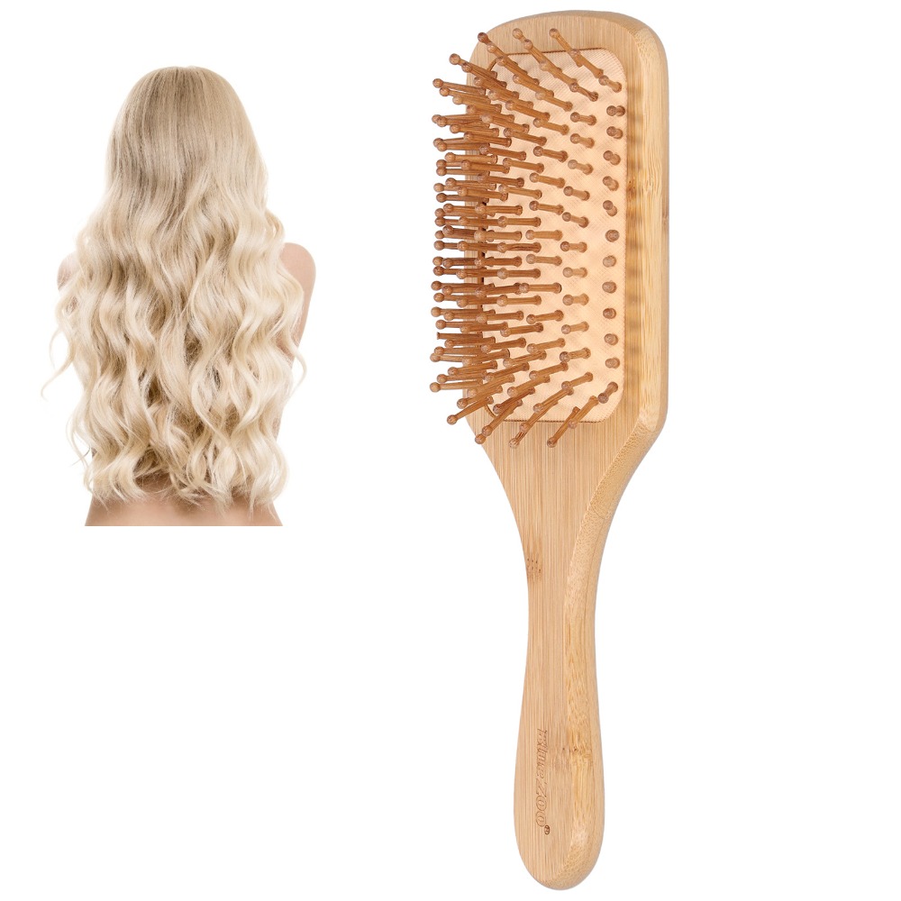 Gentle Bamboo Hairbrush Bamboo - Bamboo Hair Brush recension och pris