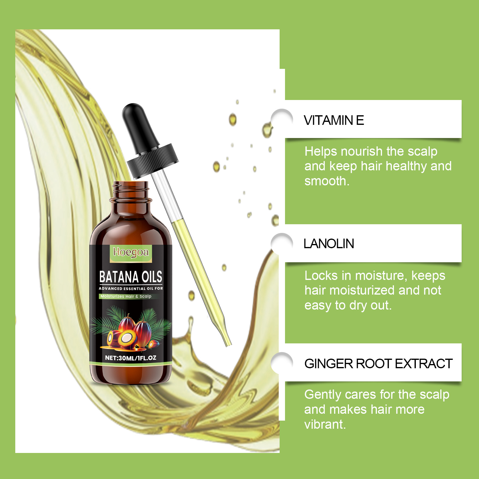 Batana Oil for Hair Growth Rev - Hair Care Natur recension och pris