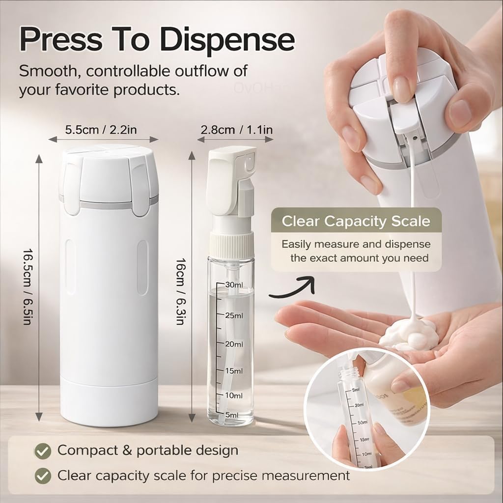 4 In 1 Travel Dispenser Portab - Dry Shampoo Travel recension och pris