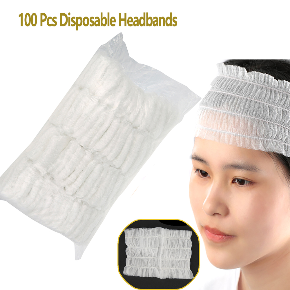 100 Pcs Disposable Headbands N - Hair Care Journey recension och pris