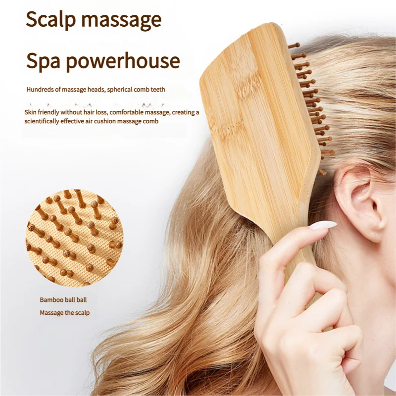 Bamboo Hair Brush Women Stylin - Bamboo Hair Brush recension och pris