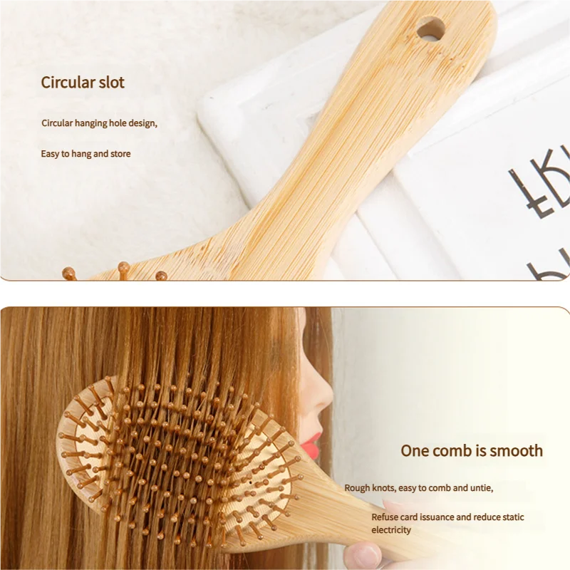 Bamboo Hair Brush Women Stylin - Bamboo Hair Brush recension och pris