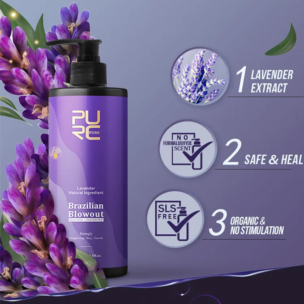 PURC Lavender 12% Brazilian Ke - Hair Care Organic recension och pris